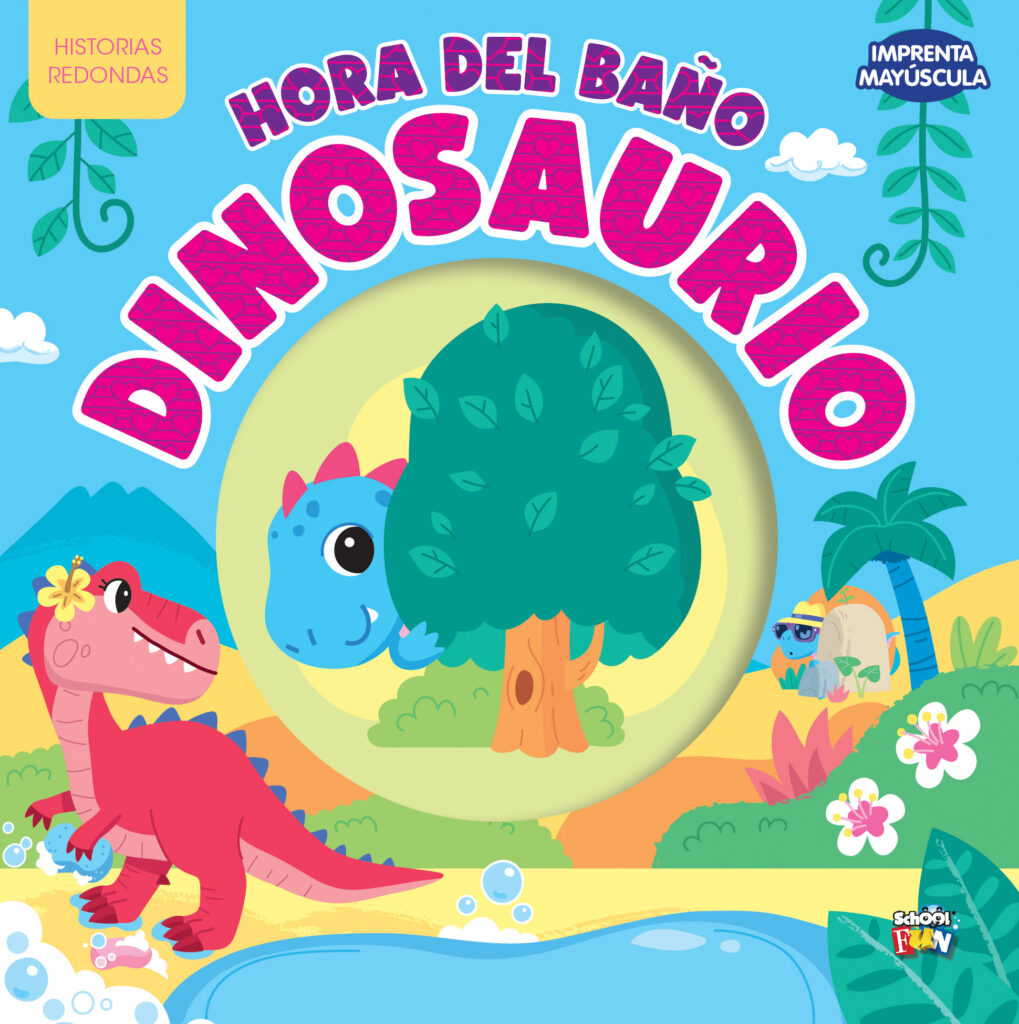 Dinosaur bath time